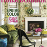 Magazine cover for spring colors